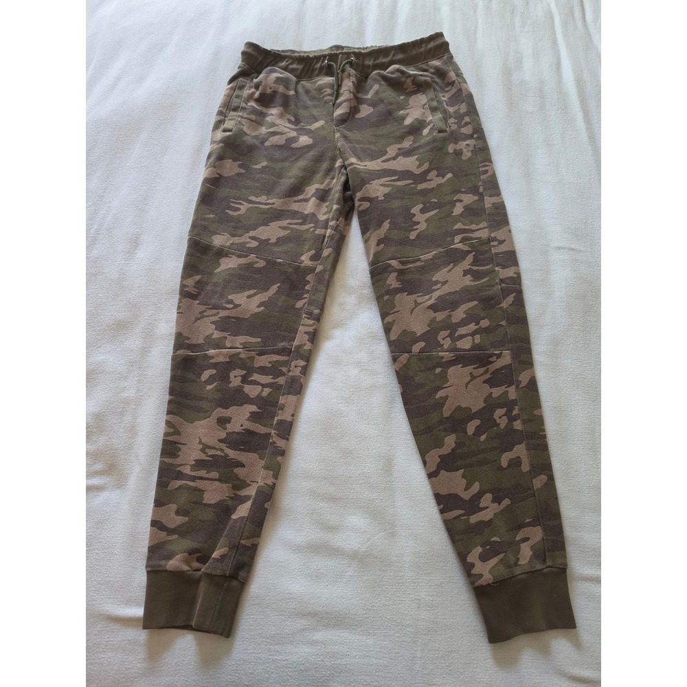Polo Ralph Lauren Kids Camo Pique Joggers Green Brown L 14-16 Performance